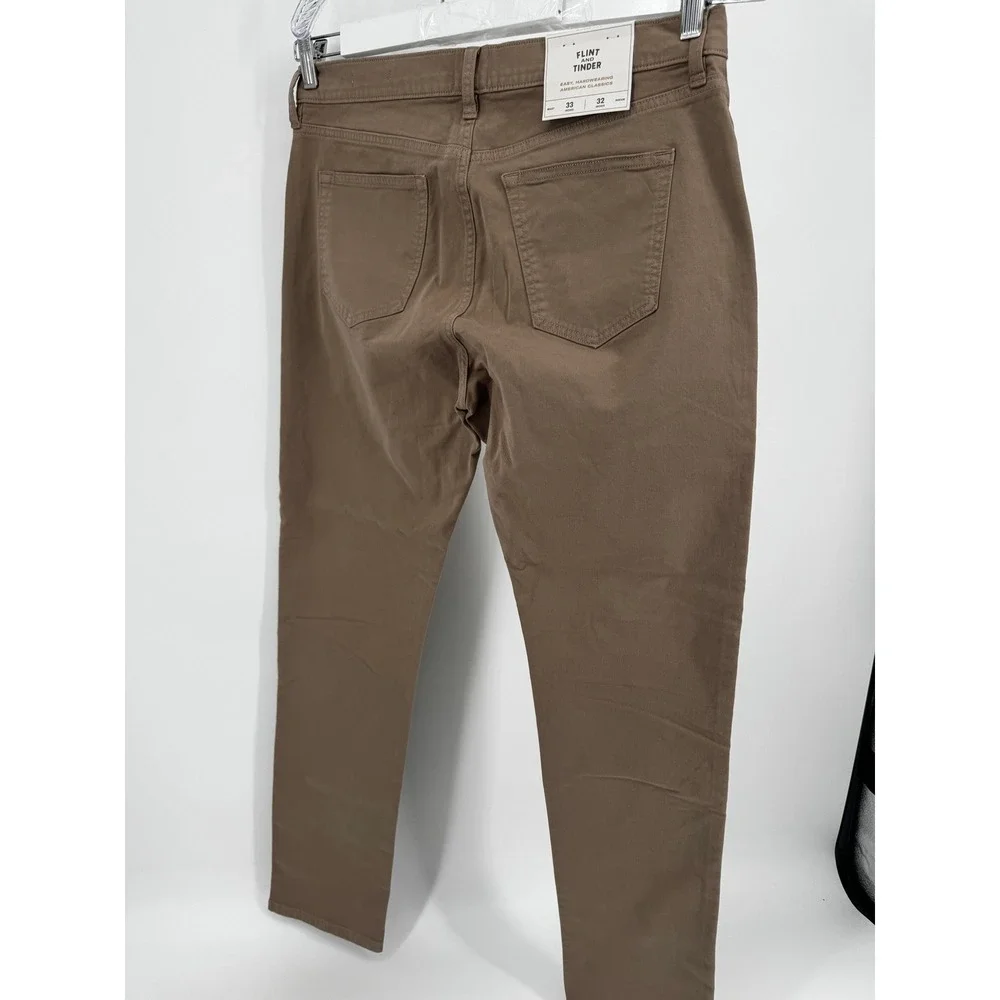 Flint and Tinder‎  Pants 33x32 Slim Fit Mens Pants Chinos Huckberry minimalist - Picture 4 of 12